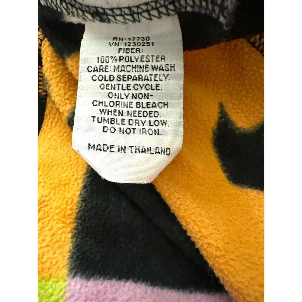 Halloween Fleece Throw Blanket Ghost Bat Spider Witch Frankenstein‎